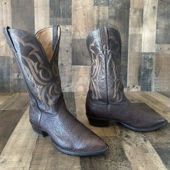 Nocona Vintage Bullhide Western Cowboy Boots Mens 9.5 EEE - Picture 8 of 12